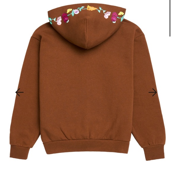 BRAND NEW Taylor Swift The Eras Tour Acoustic Piano Brown Zip Up Hoodie - Picture 4 of 13